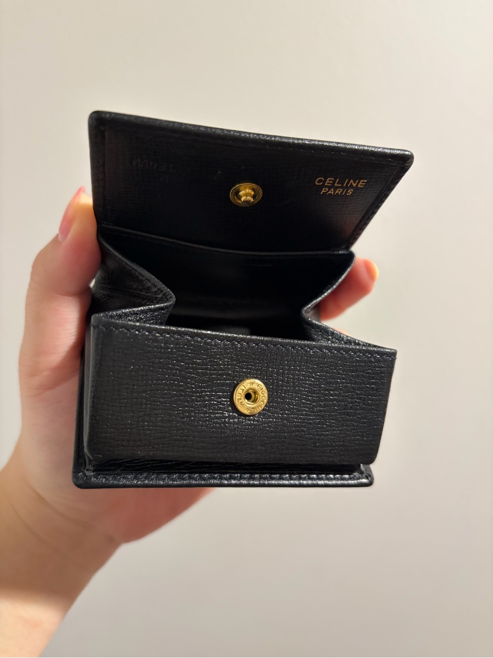 Vintage Celine Leather Coin Purse - Picture 4 of 5